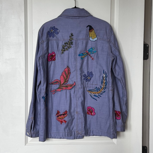 Anthropologie Embroidered Patch Jacket Sz S - NWOT - Picture 2 of 12
